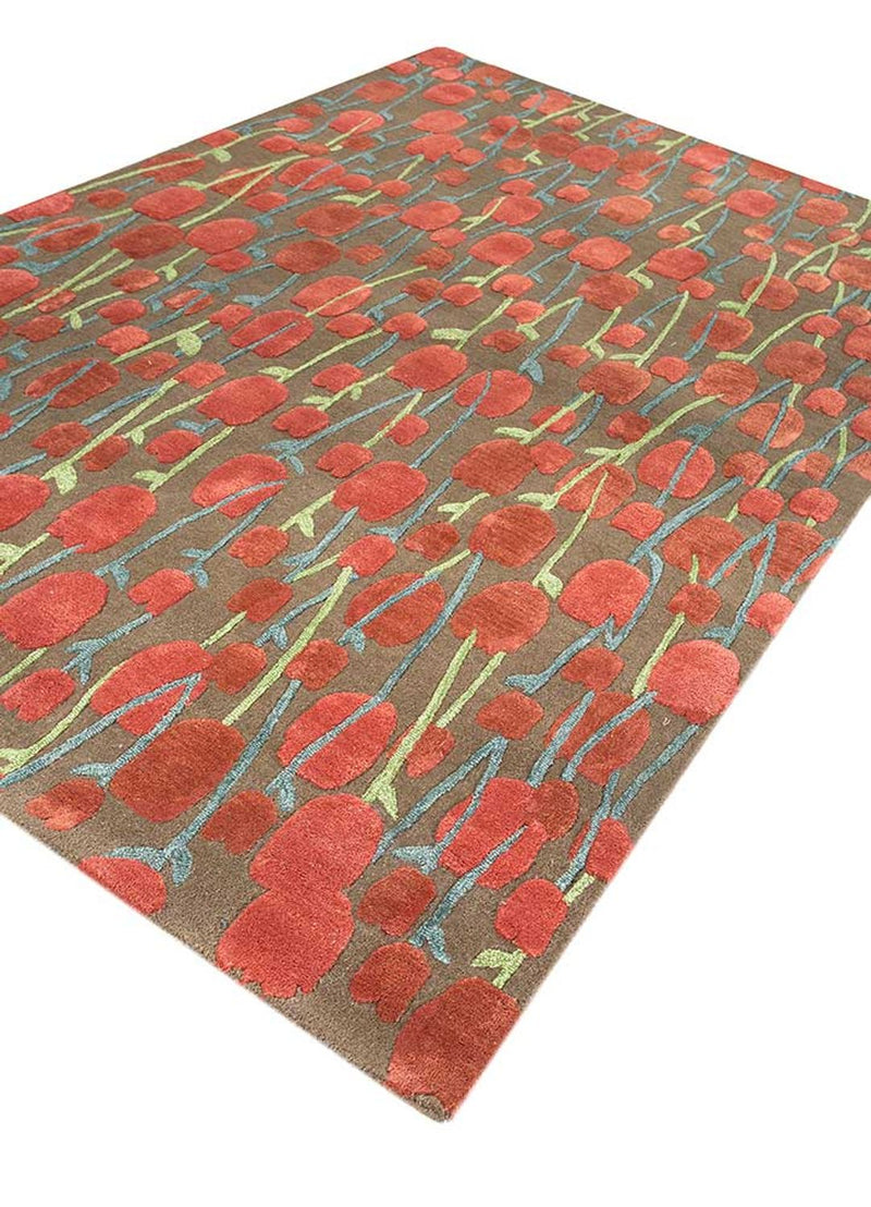 Dywan wełniany - 270 x 180 cm - beżowy