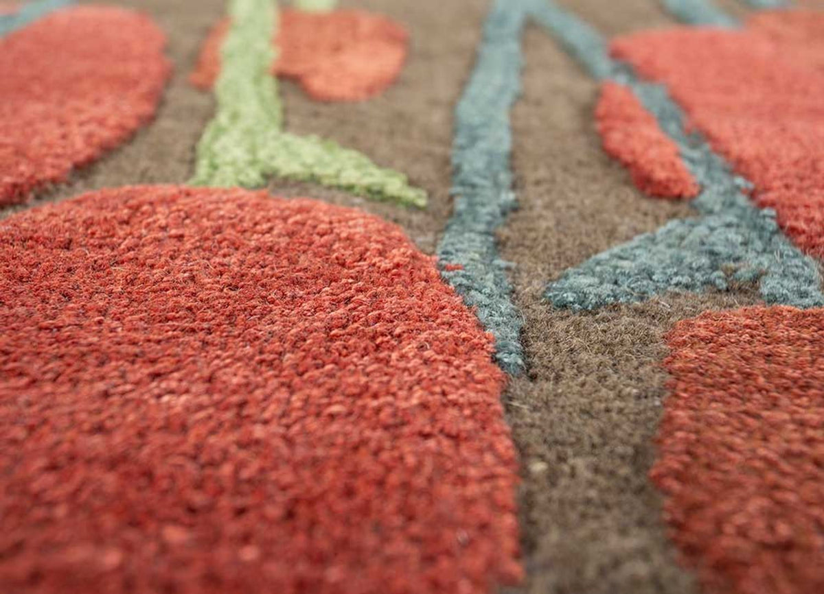 Dywan wełniany - 270 x 180 cm - beżowy