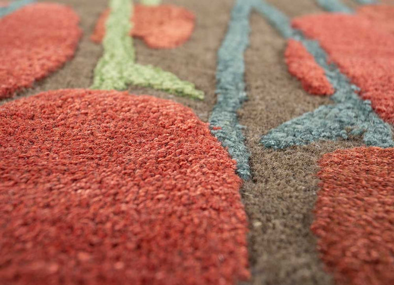 Dywan wełniany - 270 x 180 cm - beżowy