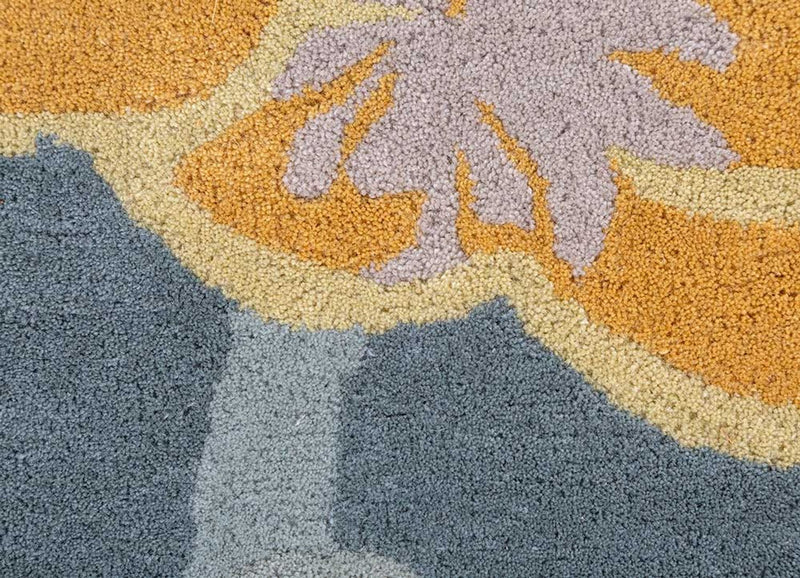 Dywan wełniany kształt specjalny  - 270 x 180 cm - wielokolorowy