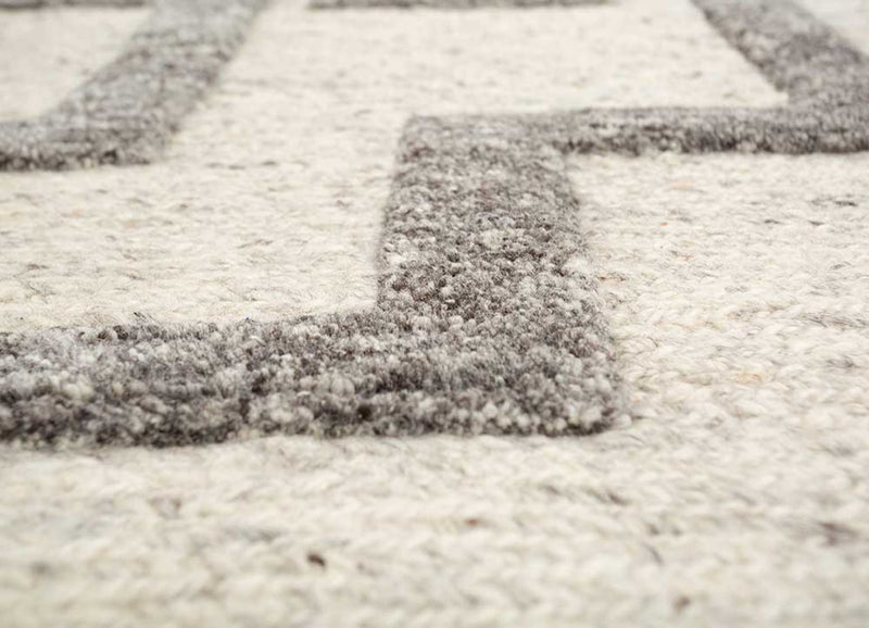 Dywan wełniany - 300 x 240 cm - brązowy