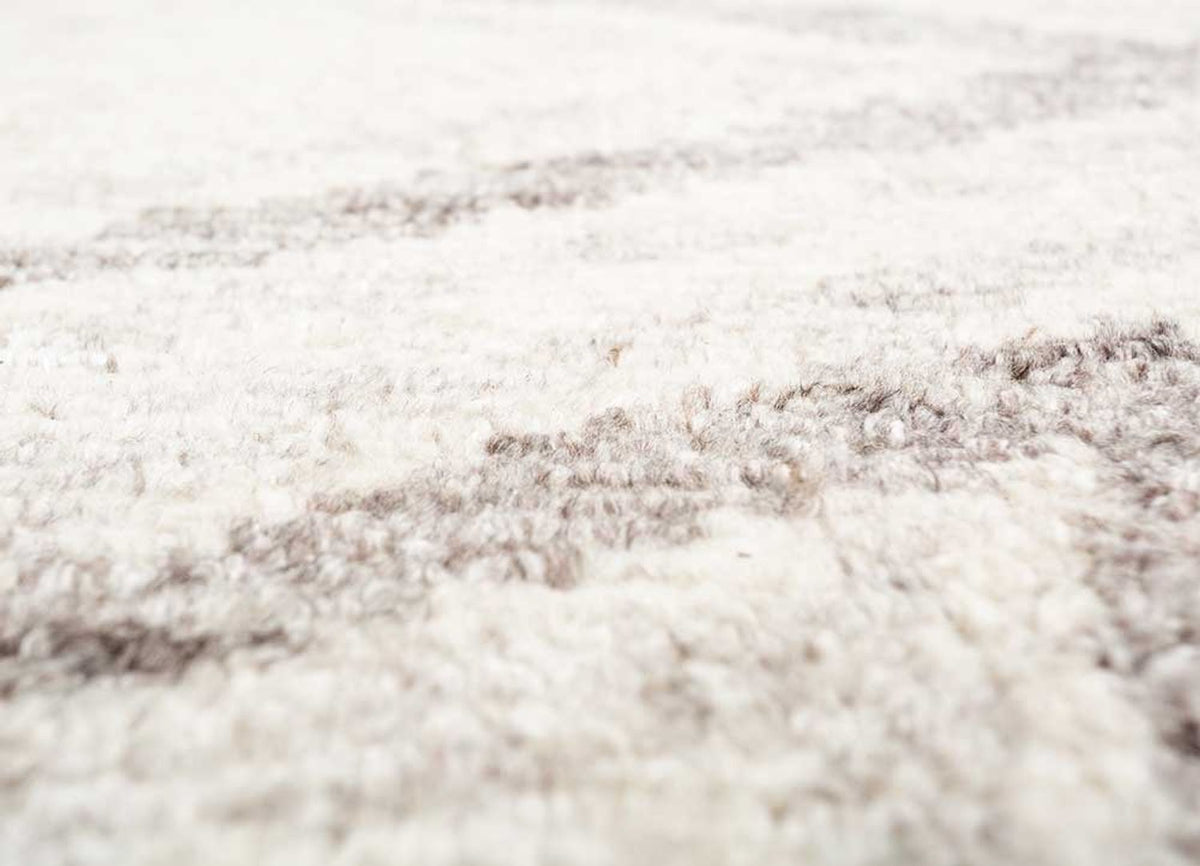 Dywan wełniany - 300 x 240 cm - kremowy