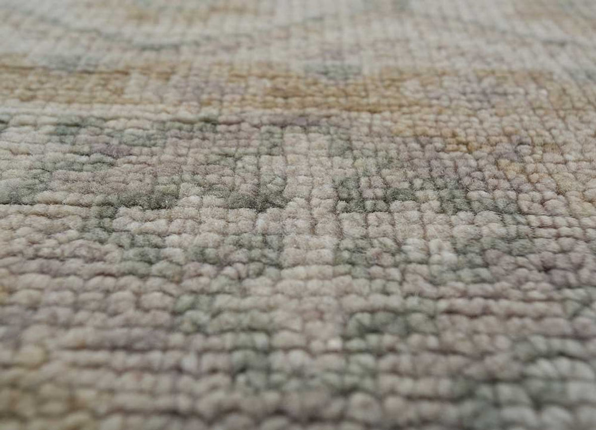 Dywan wełniany - 300 x 240 cm - złoto