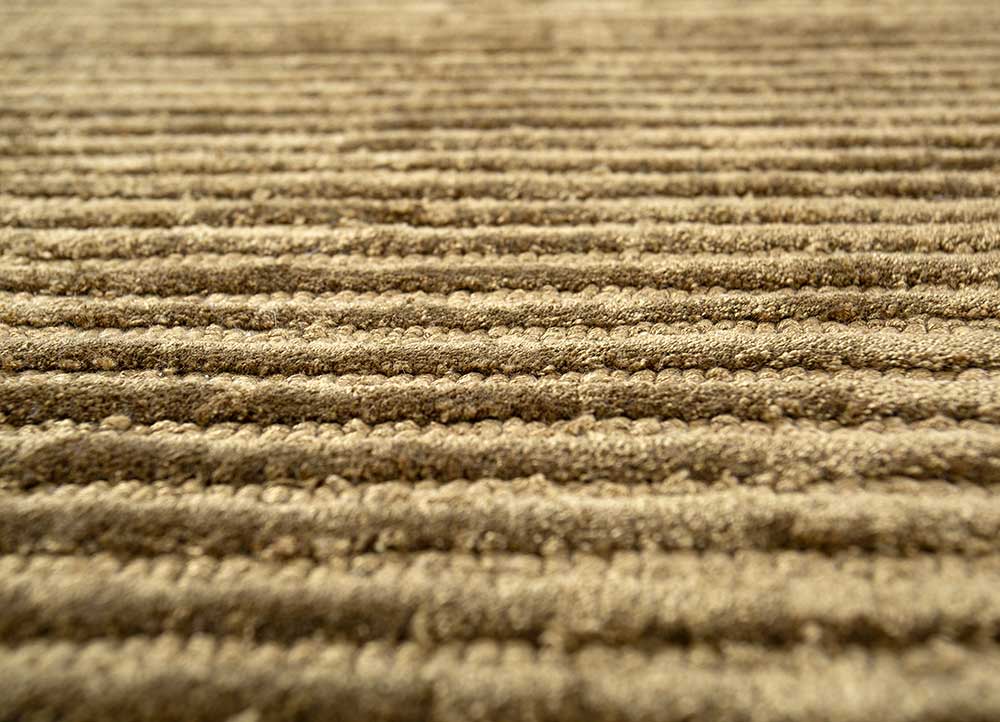 Dywan wełniany kształt specjalny  - 210 x 165 cm - ciemny beż