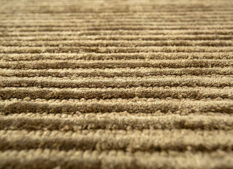 Dywan wełniany kształt specjalny  - 210 x 165 cm - ciemny beż