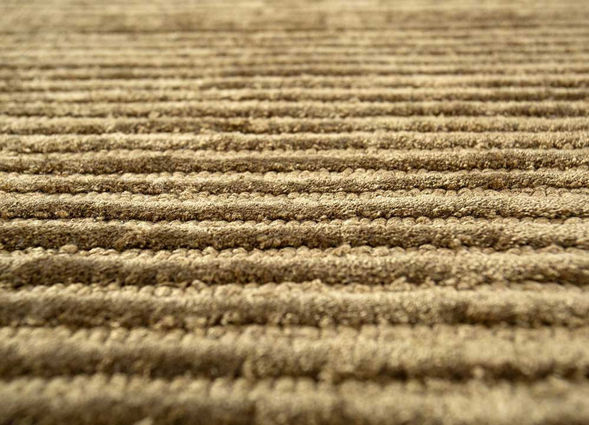 Dywan wełniany kształt specjalny  - 210 x 165 cm - ciemny beż