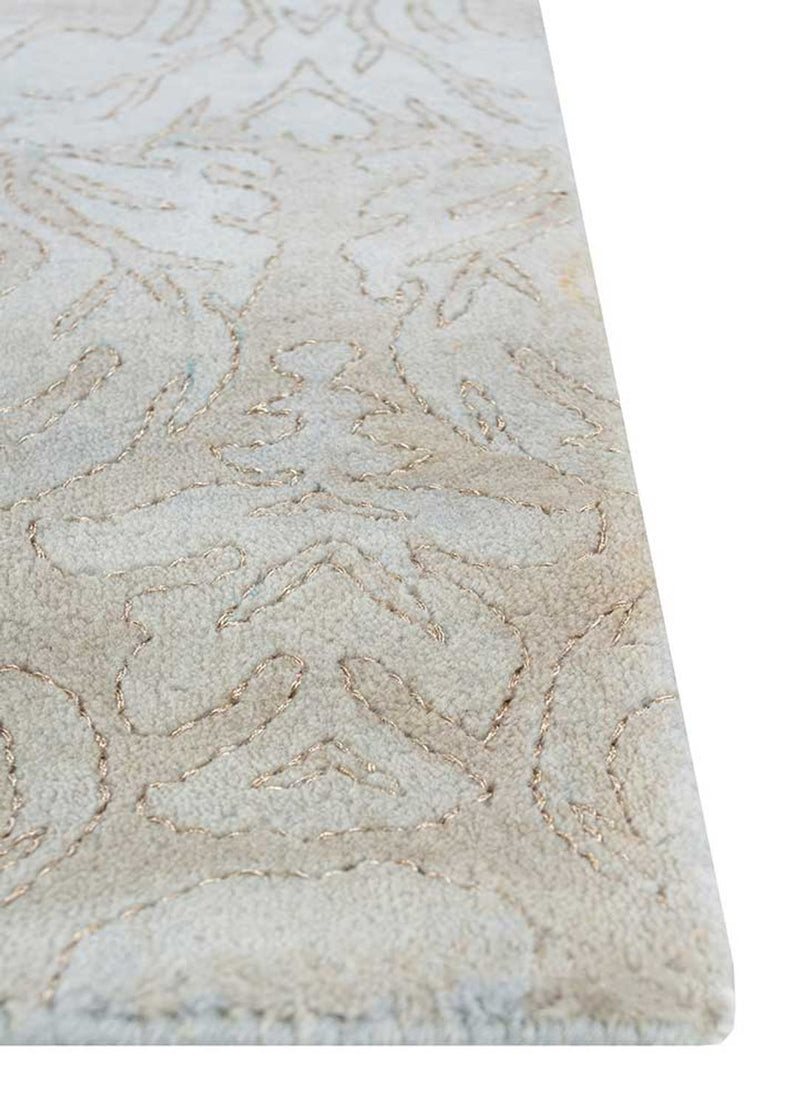 Dywan wełniany - 300 x 240 cm - jasnoszary