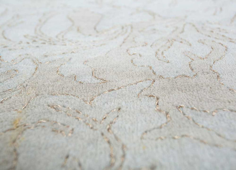 Dywan wełniany - 300 x 240 cm - jasnoszary