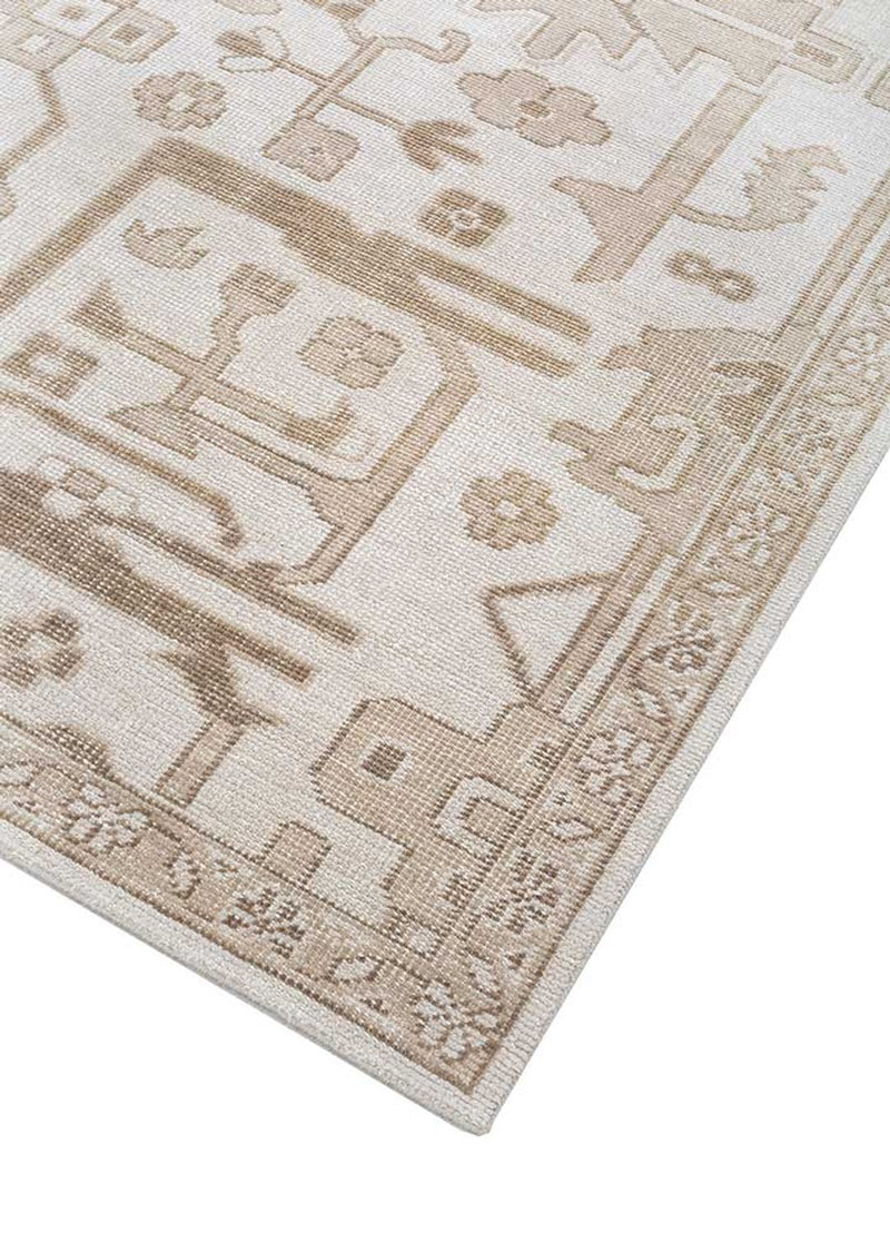 Dywan wełniany - 300 x 240 cm - biały