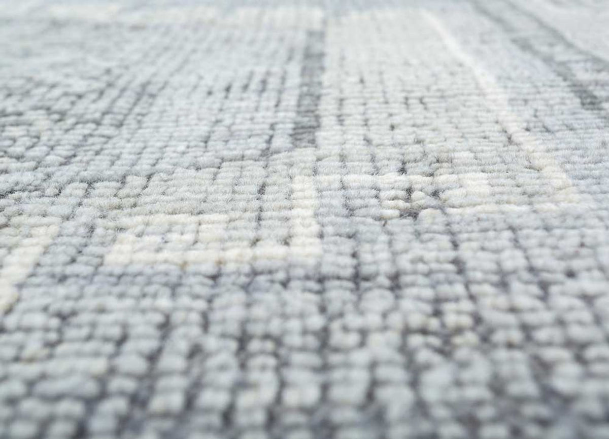 Dywan wełniany - 240 x 150 cm - szary