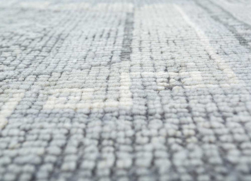 Dywan wełniany - 240 x 150 cm - szary