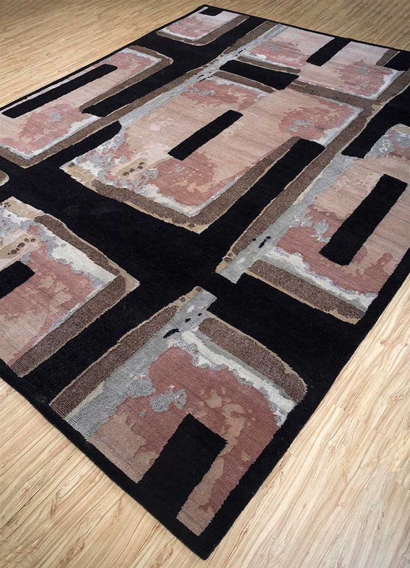 Dywan wełniany - 315 x 240 cm - wielokolorowy