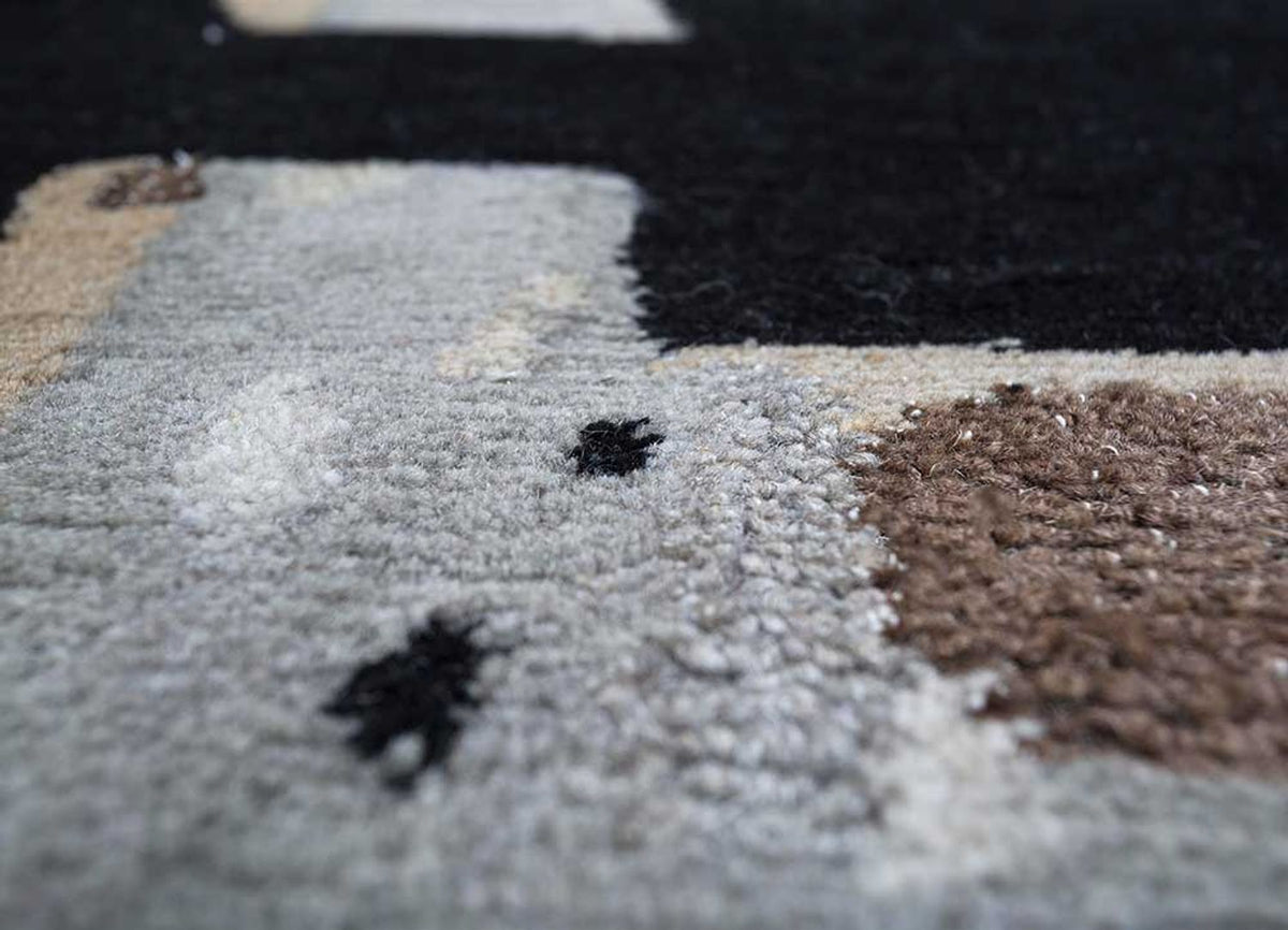 Dywan wełniany - 315 x 240 cm - wielokolorowy