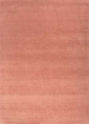 Dywan wełniany - 233 x 165 cm - pomarańczowy