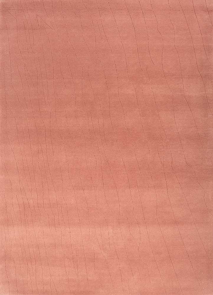 Dywan wełniany - 233 x 165 cm - pomarańczowy