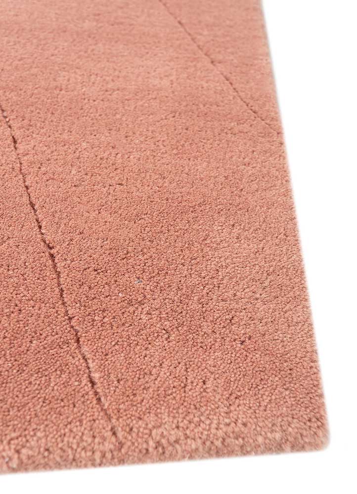 Dywan wełniany - 233 x 165 cm - pomarańczowy