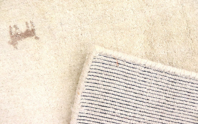 Dywan wełniany - 195 x 140 cm - beżowy