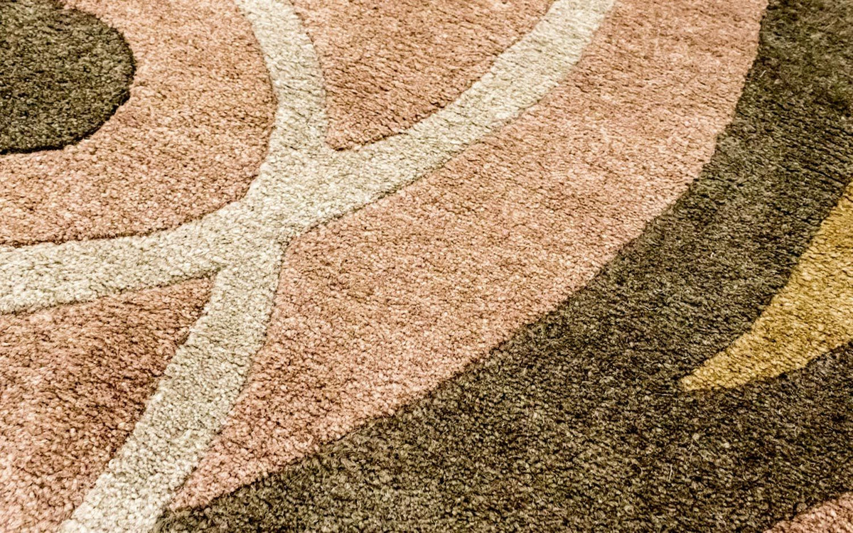 Dywan z Nepalu - 178 x 119 cm - brązowy