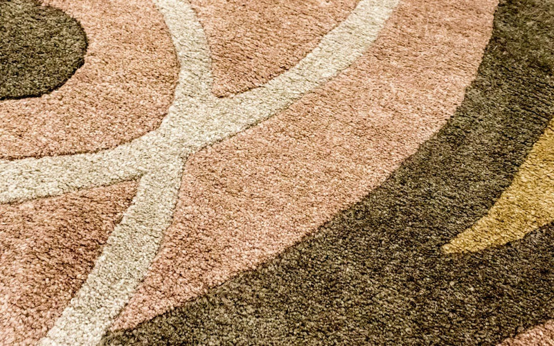 Dywan z Nepalu - 178 x 119 cm - brązowy