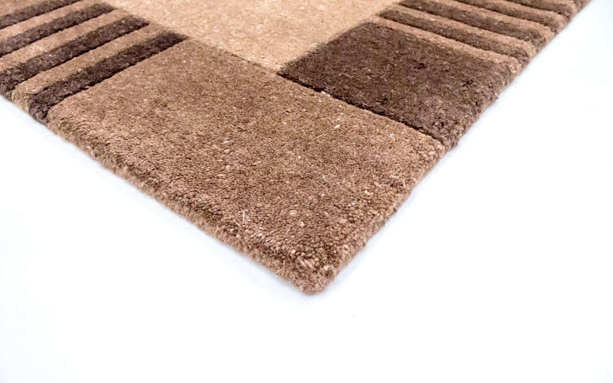 Dywan z Nepalu - 177 x 120 cm - brązowy