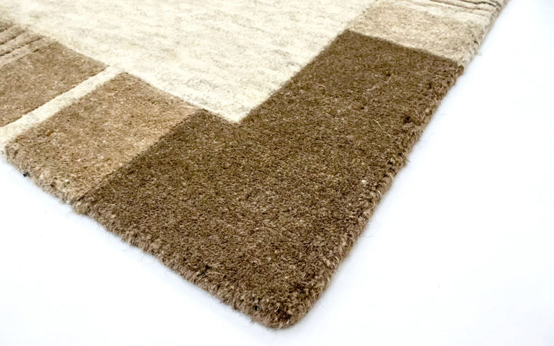 Dywan z Nepalu - 183 x 118 cm - beżowy