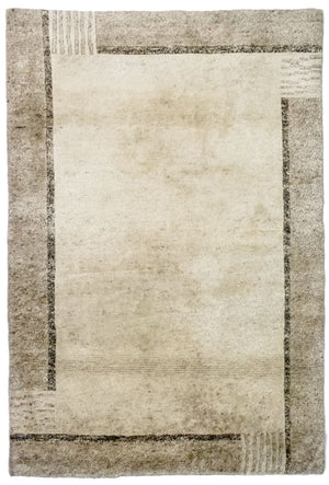 Dywan z Nepalu - 173 x 122 cm - beżowy