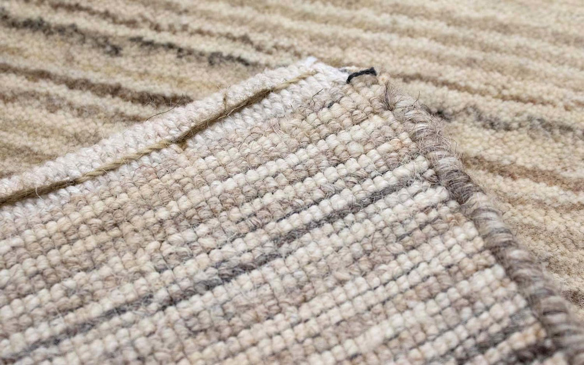 Dywan wełniany - 124 x 63 cm - natura