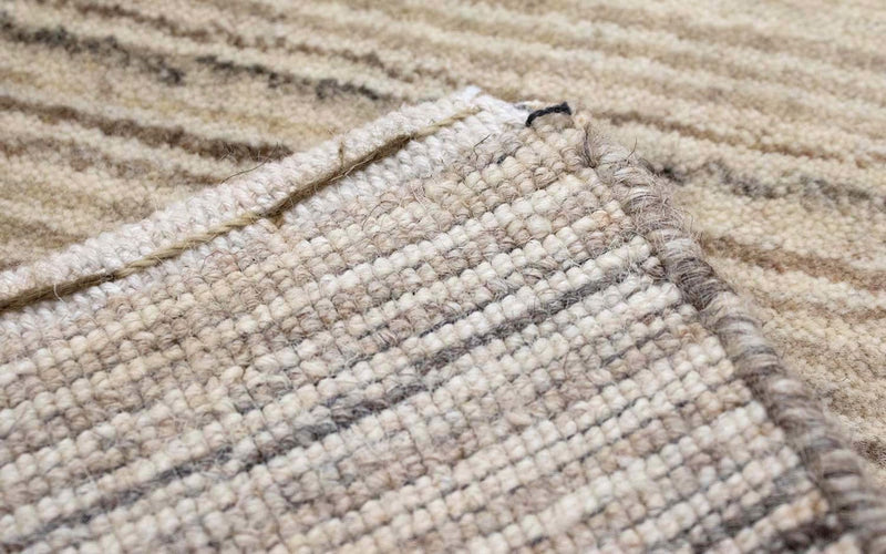 Dywan wełniany - 124 x 63 cm - natura