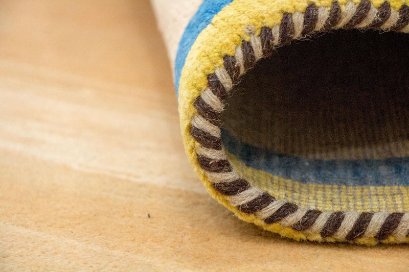 Dywan Gabbeh - Indus - 193 x 121 cm - złoto