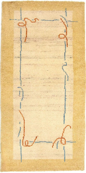 Dywan Gabbeh - Indus - 140 x 70 cm - beżowy