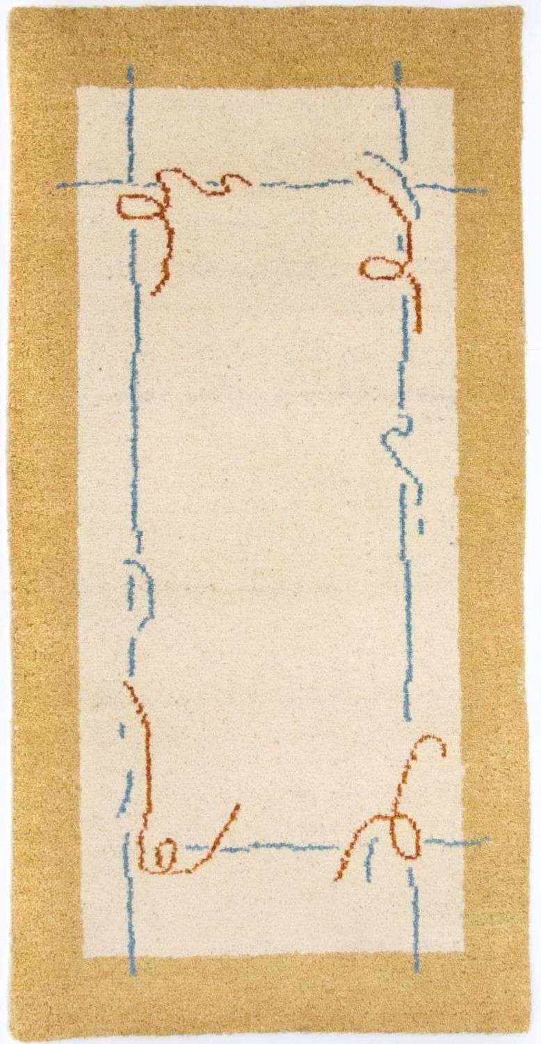 Dywan Gabbeh - Indus - 140 x 70 cm - beżowy