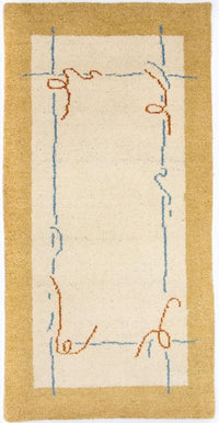 Dywan Gabbeh - Indus - 140 x 70 cm - beżowy