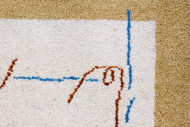 Dywan Gabbeh - Indus - 140 x 70 cm - beżowy