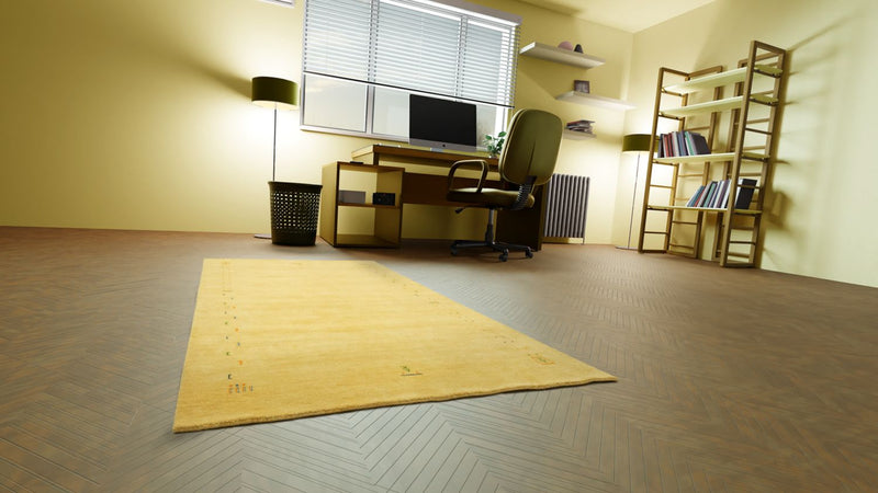 Dywan Gabbeh - Indus - 250 x 200 cm - złoto