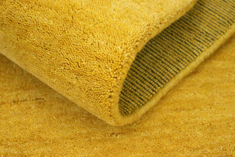 Biegacz Dywan Gabbeh - Miękki - 200 x 80 cm - złoto