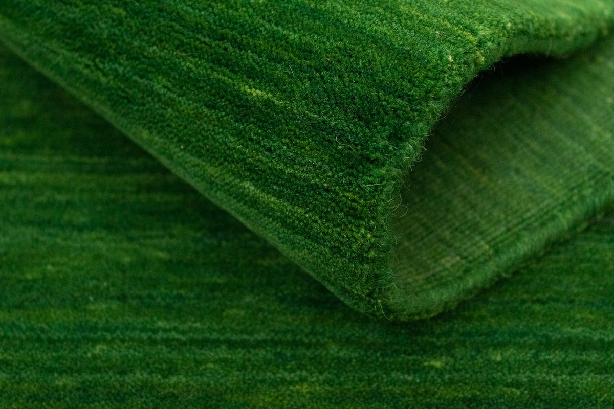 Biegacz Dywan Gabbeh - Indus - 200 x 80 cm - zielona