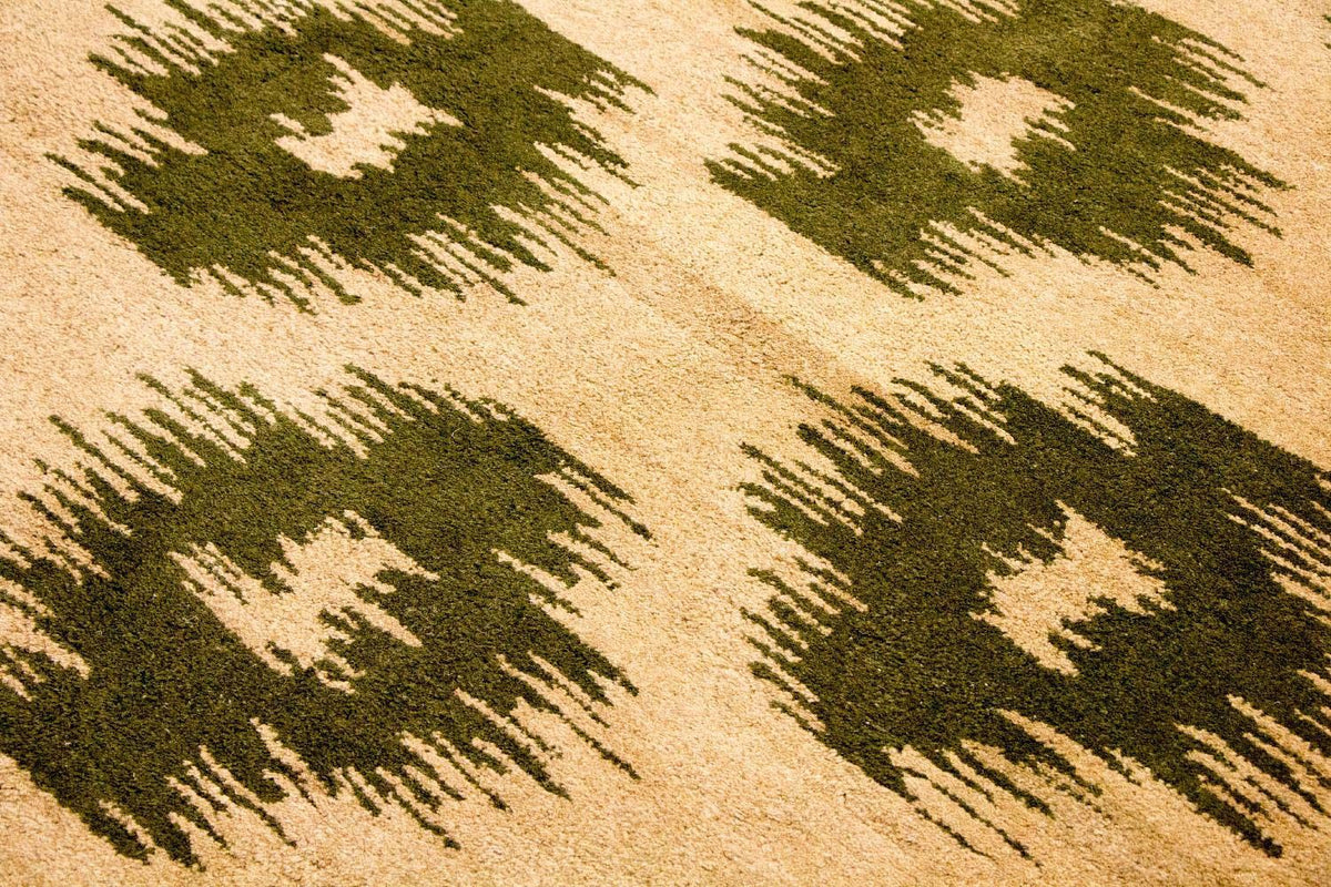 Dywan wełniany - 240 x 155 cm - zielona