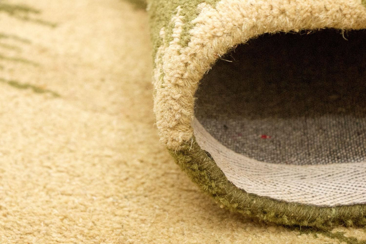 Dywan wełniany - 240 x 155 cm - zielona