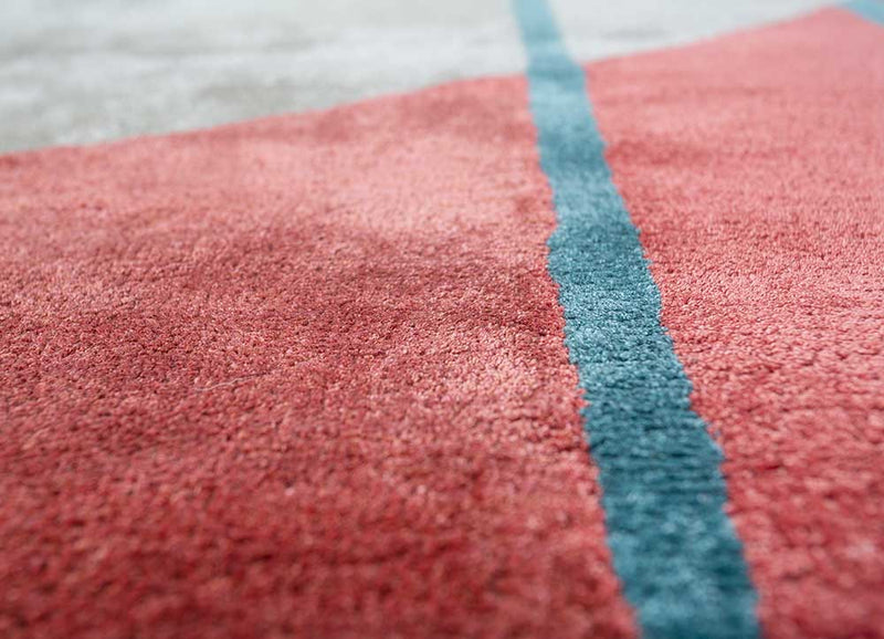 Designerski dywan kształt specjalny  - 240 x 150 cm - wielokolorowy