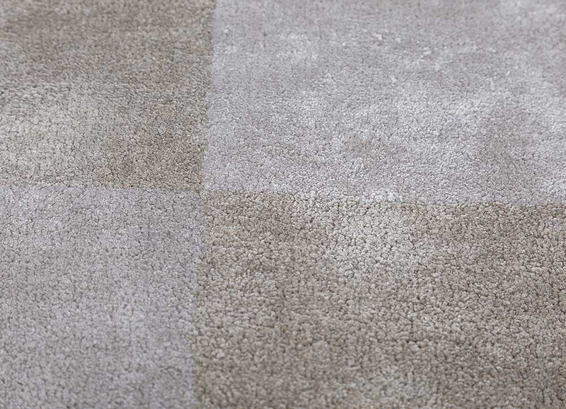 Designerski dywan kształt specjalny  - 240 x 150 cm - jasnoszary