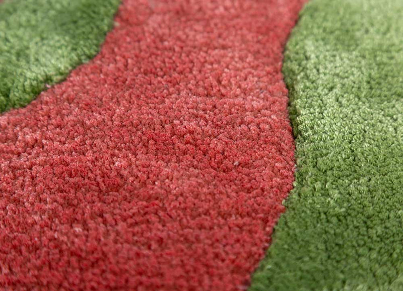 Designerski dywan kształt specjalny  - 70 x 80 cm - pomarańczowy