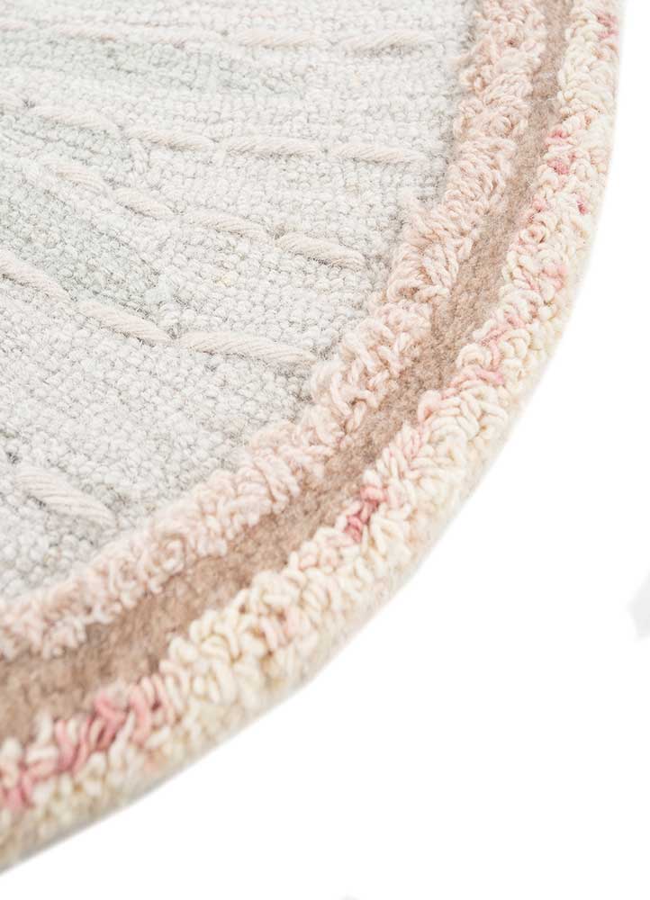 Dywan wełniany kształt specjalny  - 240 x 180 cm - beżowy