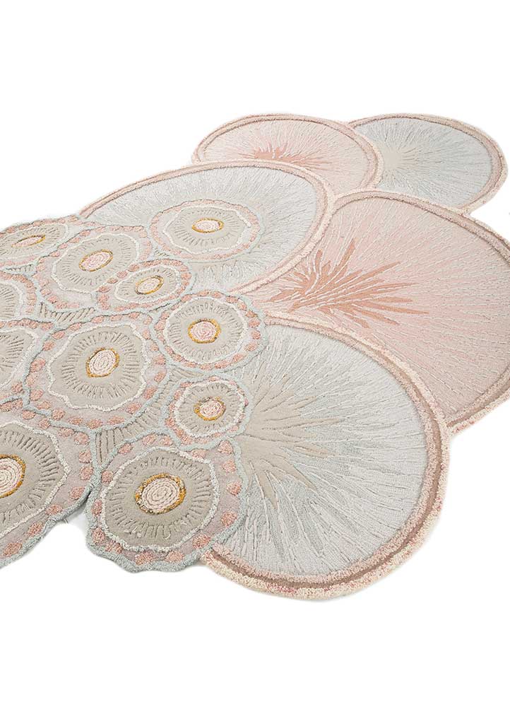 Dywan wełniany kształt specjalny  - 240 x 180 cm - beżowy