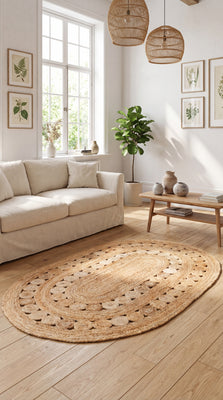 Dywan sizalowy - Darcia - owalny