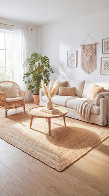 Dywan sizalowy - Indigo - prostokątny