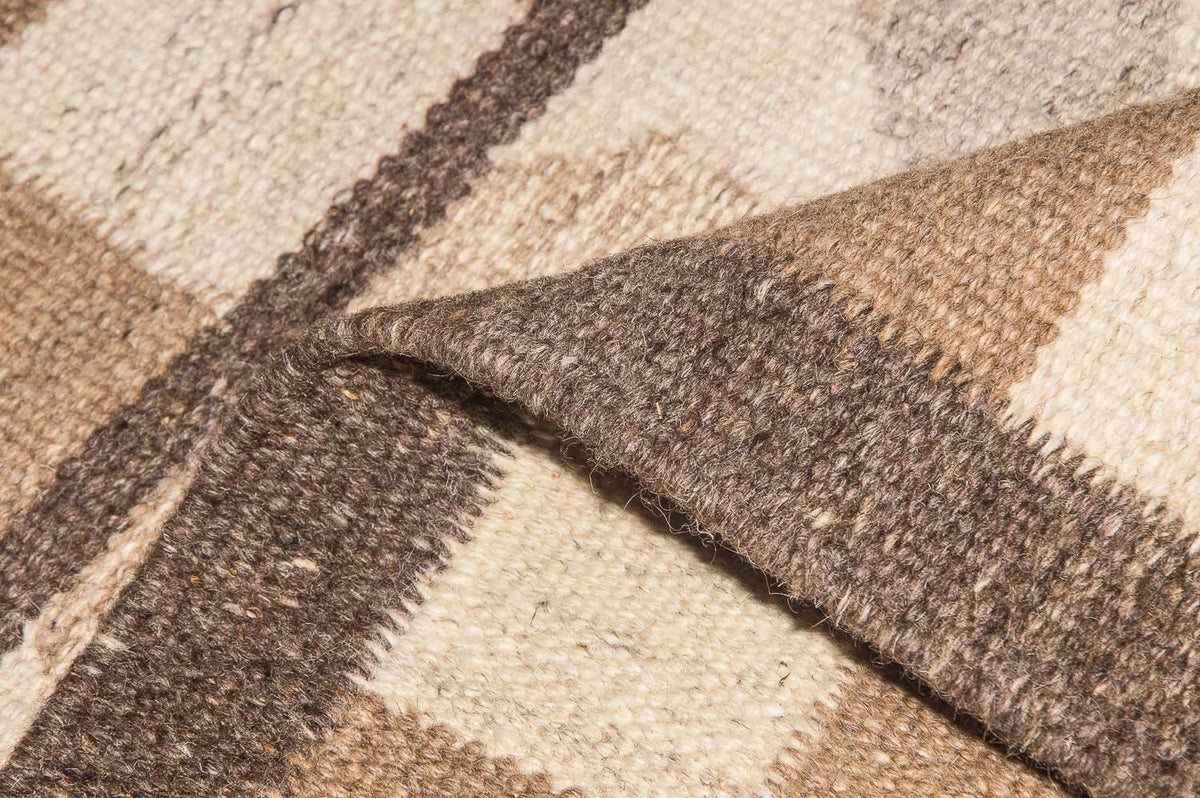 Dywan Kelim - modny - 200 x 140 cm - natura