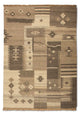 Dywan Kelim - modny - 200 x 140 cm - wielokolorowy