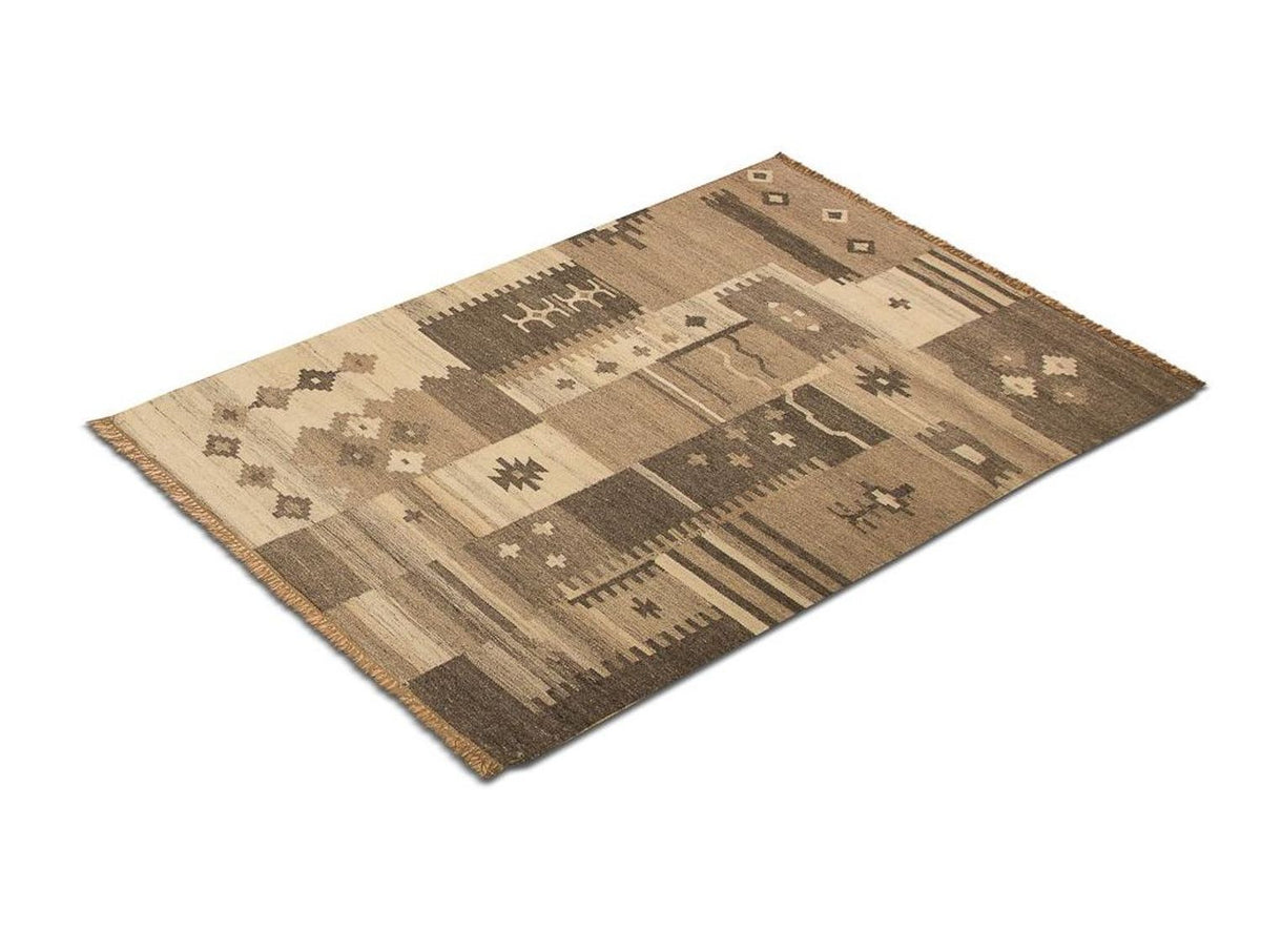 Dywan Kelim - modny - 200 x 140 cm - wielokolorowy