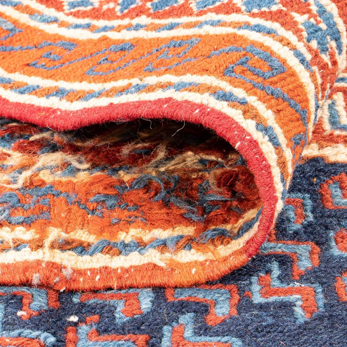 Dywan Kelim - Orientalny - 185 x 145 cm - wielokolorowy