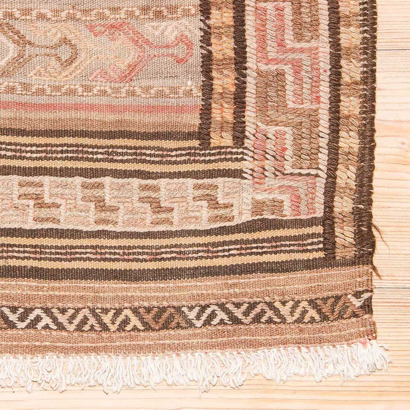 Dywan Kelim - Orientalny - 263 x 150 cm - wielokolorowy